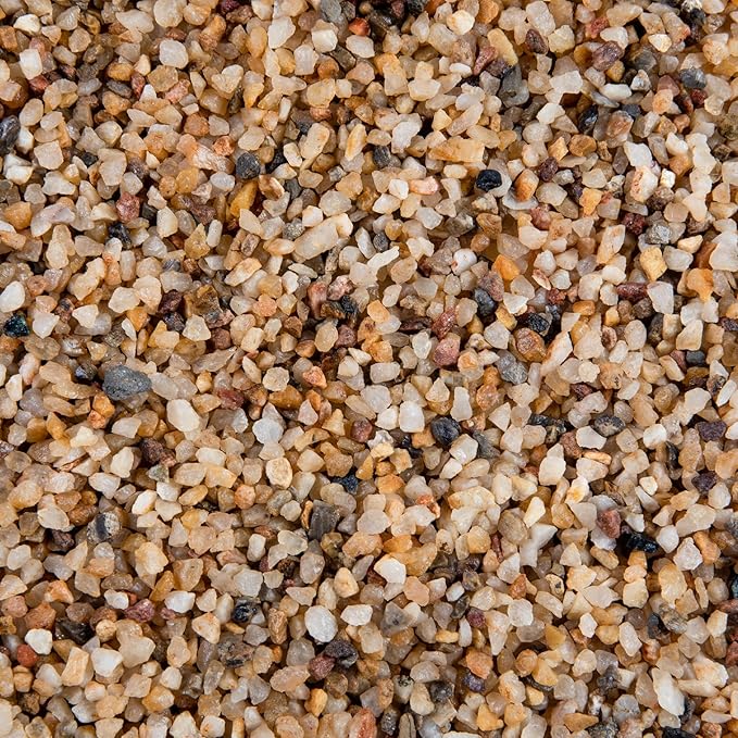 5lb Mixed Color Small Silica Gravel Pebbles, 1/5 inch Decorative Stones for Succulents, Pebbles for Vases,Plants Rocks, Aquarium Sand, Top Dressing, Outdoor Decorative Rocks