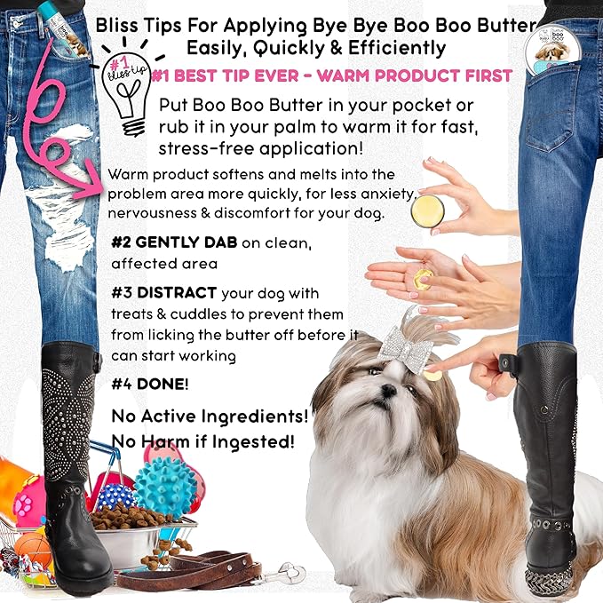The Blissful Dog Shih Tzu Boo Boo Butter, 16 oz