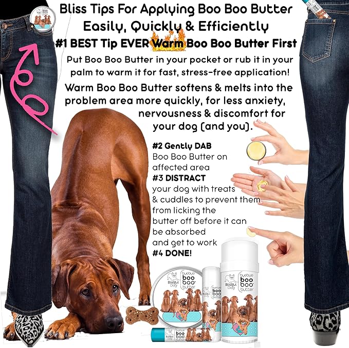 The Blissful Dog 8 oz TIN Rhodesian Ridgeback Booboo Butter