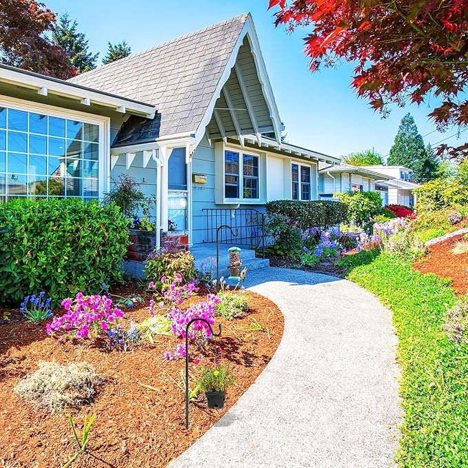 2 Pcs 60 Inch Shepherds Hook for Outdoor Adjustable Bird Feeder Pole Metal Steel Shepard Hooks for Hummingbird Stand Feeder Pole for Garden Plant, Lantern, Hanging Wedding Decor