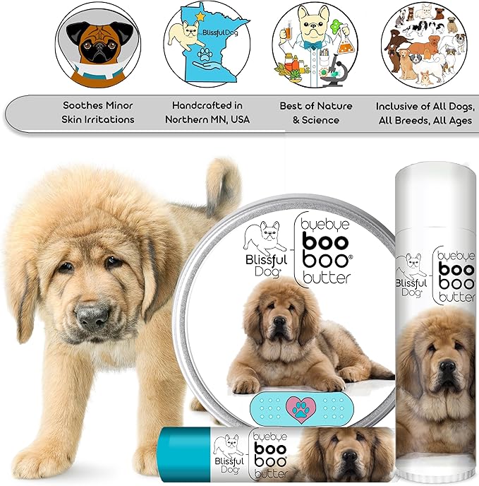 The Blissful Dog Tibetan Mastiff Boo Boo Butter, 16 oz.
