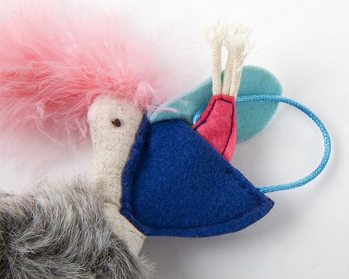 Petlinks Hide & Peek Pelican Plush Catnip Cat Toy - Multi Color, One Sisze