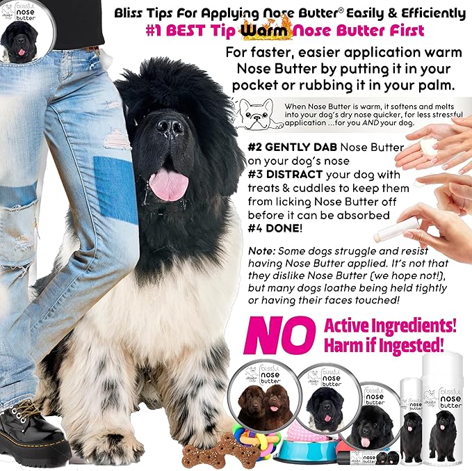 The Blissful Dog Newfoundland Unscented Nose Butter - Dog Nose Butter, 0.50 Ounce