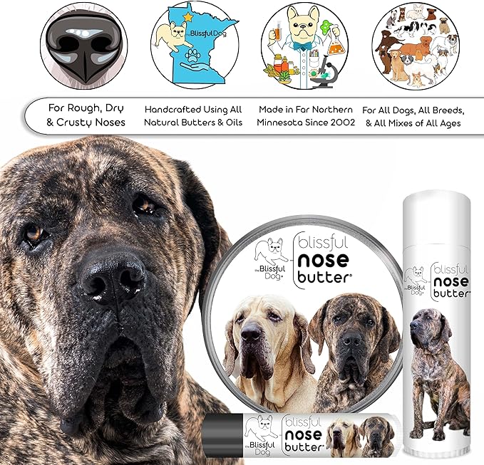 The Blissful Dog Fila Brasiliero Unscented Nose Butter, 16oz