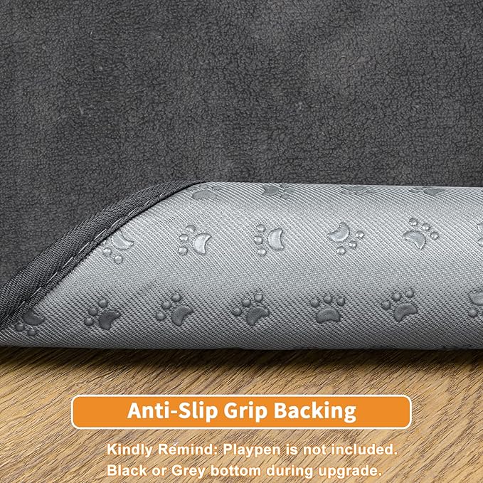 PICK FOR LIFE Washable Dog Pee Pads, 48x48 Reusable Puppy Whelping Pads, Absorb Dog Mats Non-Slip Reusable Dog Training Pads for Whelping, Potty, Training, Playpen, Crate, 2PACK