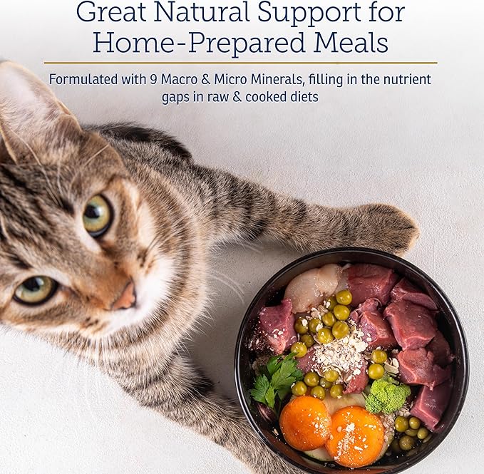 Rx Vitamins Feline Minerals - Taurine for Cat Heart Health - Calcium for Joint Supplement - Immune Support for Cats with Magnesium & Potassium - Skin and Coat Supplement - 8oz