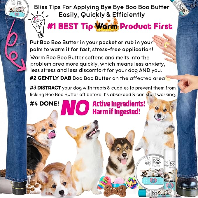 The Blissful Dog Corgi Boo Boo Butter, 16 oz.