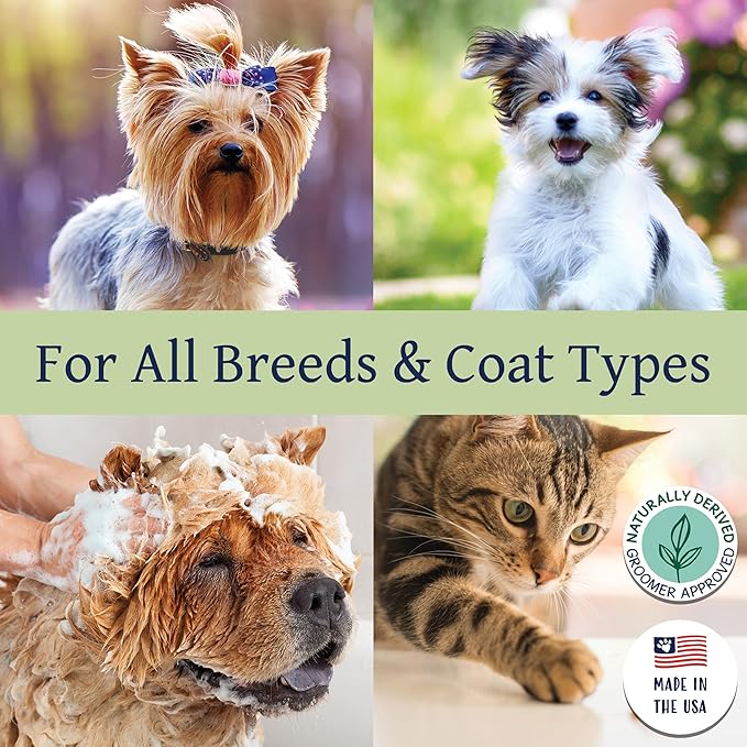 Bobbi Panter Refreshing Dog Shampoo - Hydrates & Soothes Skin & Fur, Minimizes Itching & Dander, Eucalyptus Mint Scent, 30:1 Concentrated Formula, Made in USA, 1 Gal. (Case of 4)