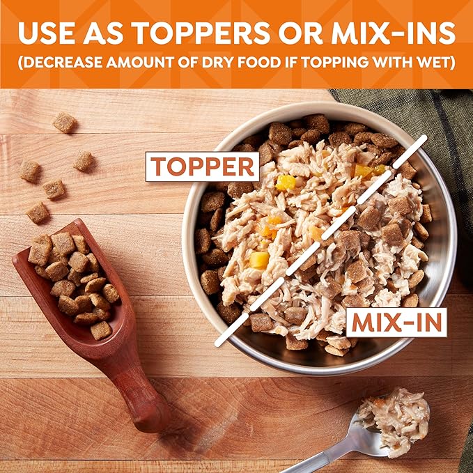 Nature's Recipe Grain Free Wet Dog Food Variety Pack, Chicken Recipes with Beef, Turkey & Lamb in Savory Broth, 2.75 oz. Cups (Pack of 12), 2 Count