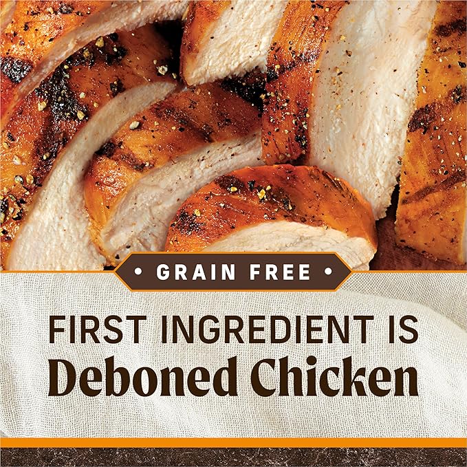 Merrick Premium Grain Free Dry Adult Dog Food, Wholesome And Natural Kibble With Real Chicken And Sweet Potato - 22.0 lb. Bag