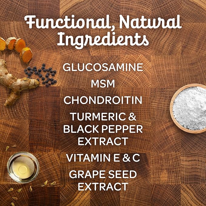 Wholesome Pride Hip & Joint Supplement for Dogs – 90 Soft Chews – Glucosamine, Chondroitin, MSM & Turmeric – Mobility Support & Arthritis Relief for Growing, Adult & Senior Dogs